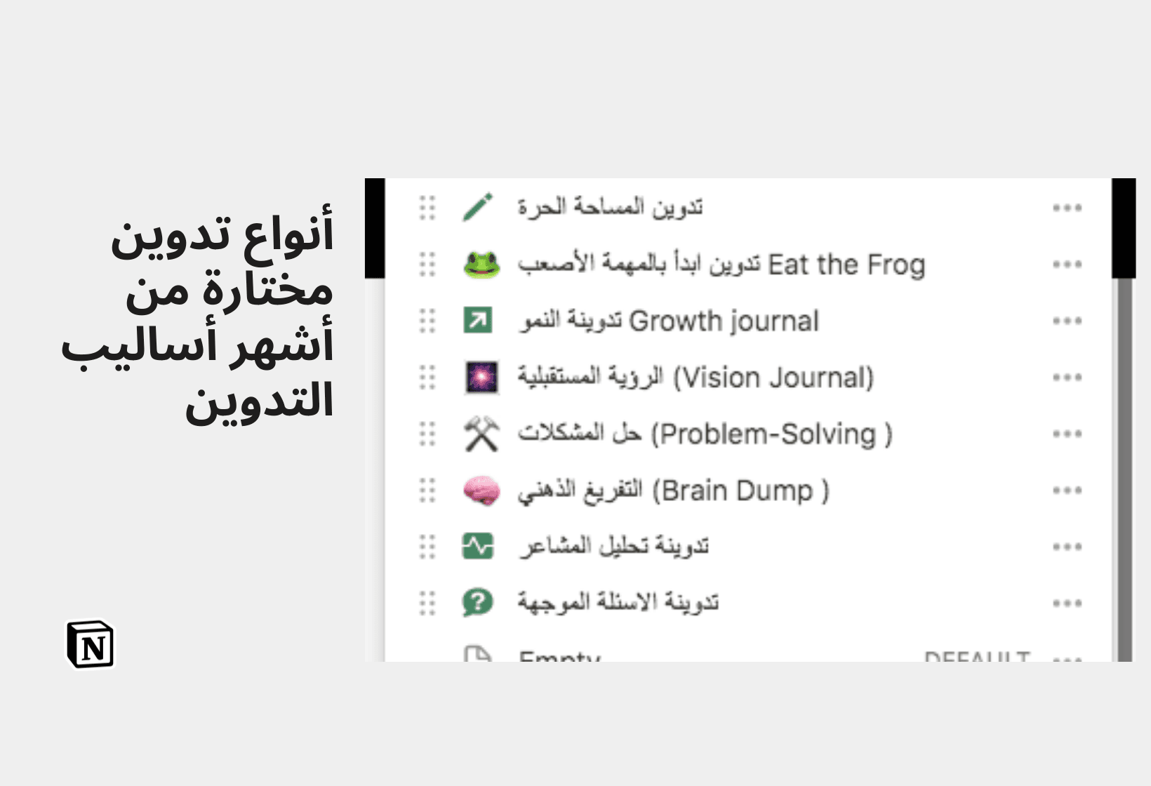قالب نوشن للتدوين تنظيم أفكارك وكتاباتك بطريقة مرنة وسهلة